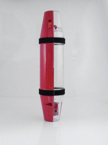 Golston 4015-RDC Red Latch Hospital Pneumatic Tube Carrier